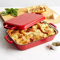 Sur La Table Rectangular Baker with Grill Pan Lid