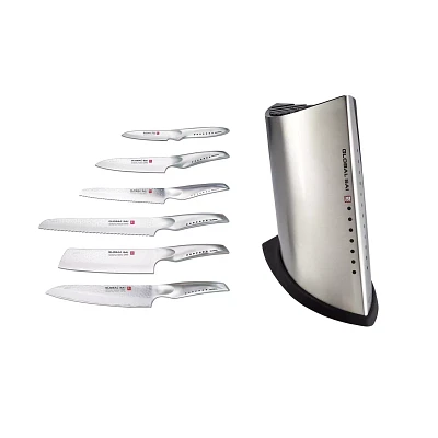 Global Sai 7-Piece Knife Block Set