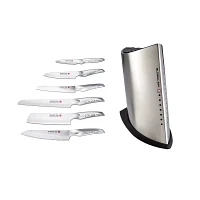 Global Sai 7-Piece Knife Block Set