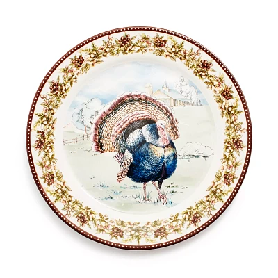 Sur La Table Turkey Dinner Plate