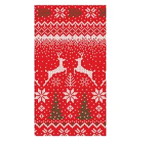 Winter Fair Isle Guest Napkins, Set of 15