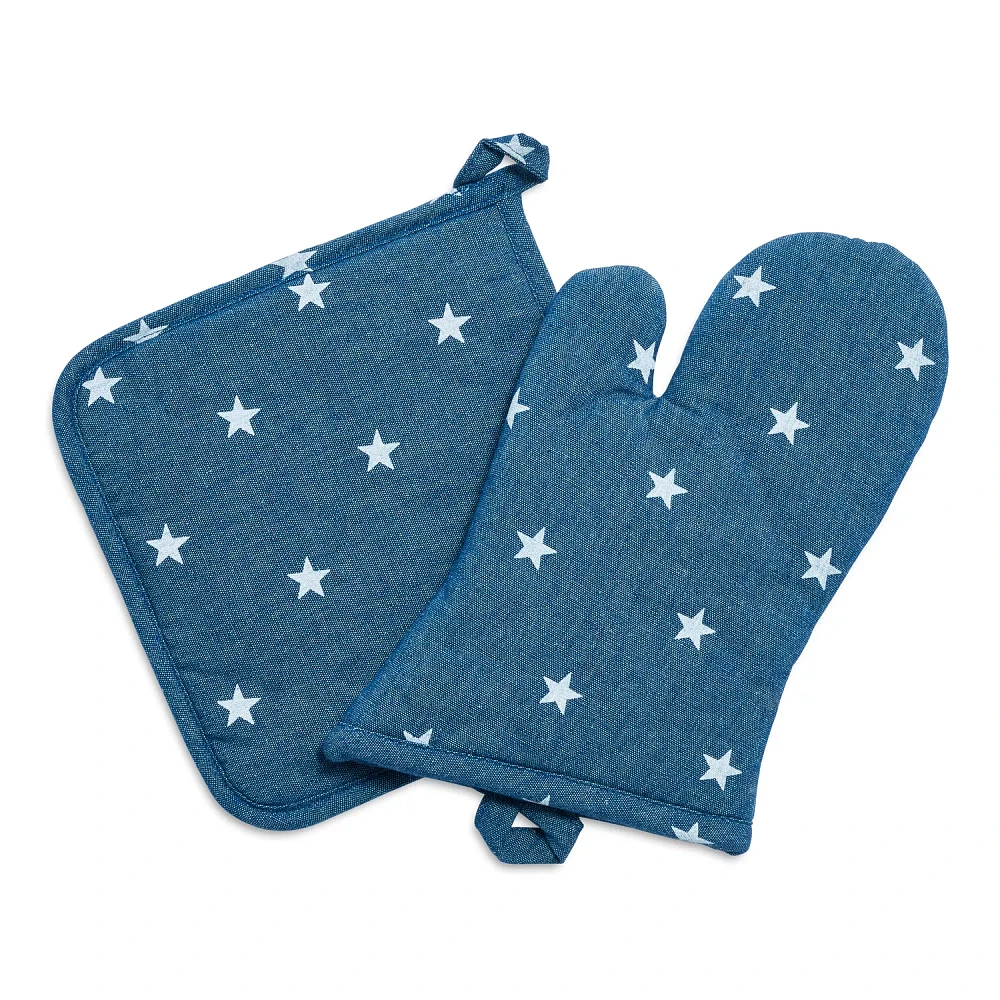 Sur La Table Stars Oven Mitt & Pot Holder Set