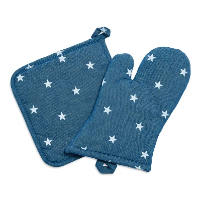 Sur La Table Stars Oven Mitt & Pot Holder Set