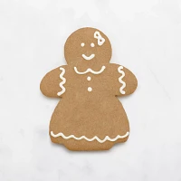 Sur La Table Copper-Plated Gingerbread Girl Cookie Cutter with Handle