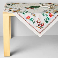 Sur La Table Snowy Village Table Throw