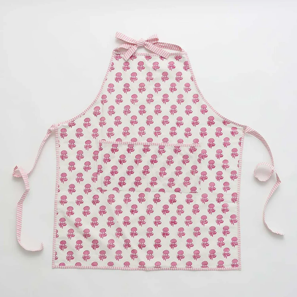 Pomegranate Rose Wine Apron