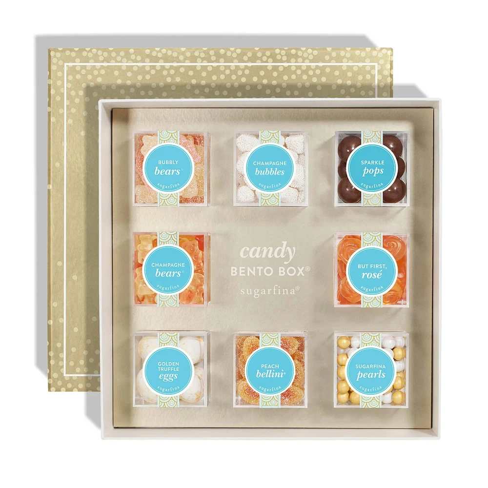 Sugarfina Sweet and Sparkling Candy Bento Box, Set of 8