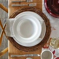 Sur La Table Pearl Stoneware Soup Plate