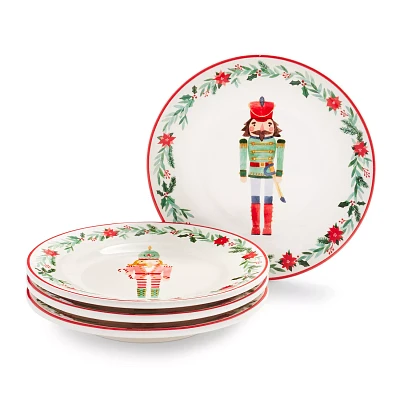 Sur La Table Nutcracker Appetizer Plates, Set of 4