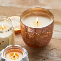 Sur La Table Mercury Glass Pumpkin Spice Soy Candle, 20 oz.