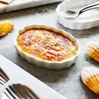 Sur La Table Porcelain Oval Crème Brûlée Dish