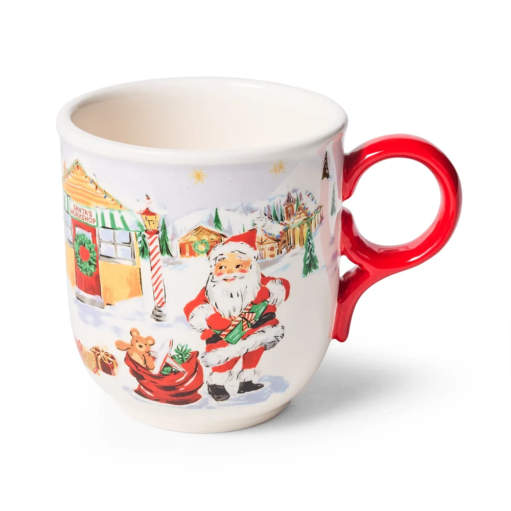 Sur La Table Santa's Workshop Mug