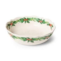 Sur La Table Snowy Village Serving Bowl