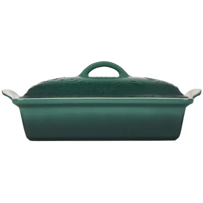 Le Creuset Olive Branch Heritage Rectangular Casserole with Lid