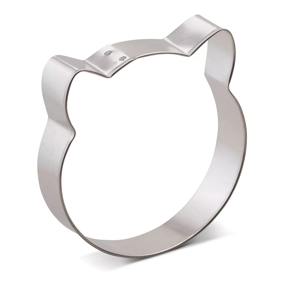 Ann Clark Cat Face Cookie Cutter, 3.5"