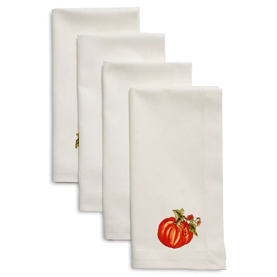 Sur La Table Assorted Pumpkin Napkins, Set of 4