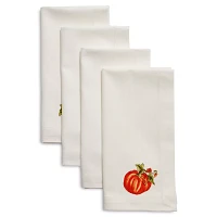 Sur La Table Assorted Pumpkin Napkins, Set of 4