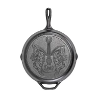 Lodge Dolly Parton Butterfly Cast Iron Skillet, 12"