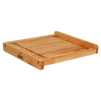 John Boos & Co. Maple Edge-Grain Countertop Cutting Board with Juice Groove