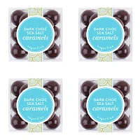 Sugarfina Dark Chocolate Sea Salt Caramels, Set of 4