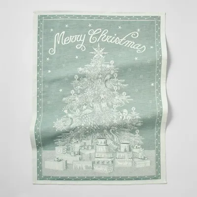 Sur La Table Jacquard Snowflake Kitchen Towel