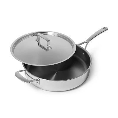 Sur La Table Classic 5-Ply Stainless Steel Sauté Pan, 5 Qt.