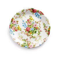 Sur La Table Rose Garden Appetizer Plates by April Cornell, Set of 4