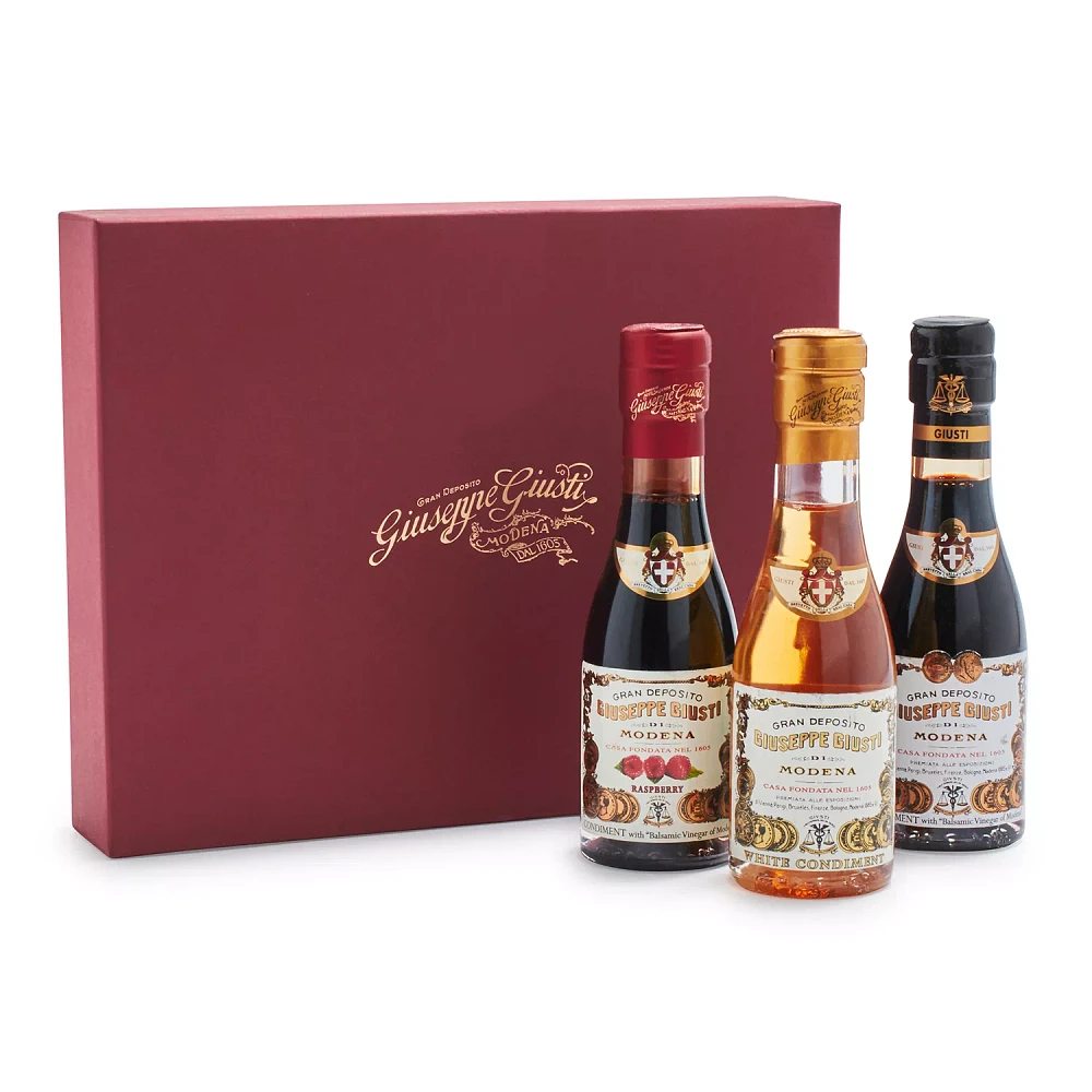 Giuseppe Giusti Balsamic Vinegar 3-Piece Gift Set