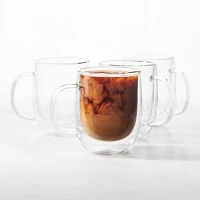 Sur La Table Double-Wall Coffee Glasses