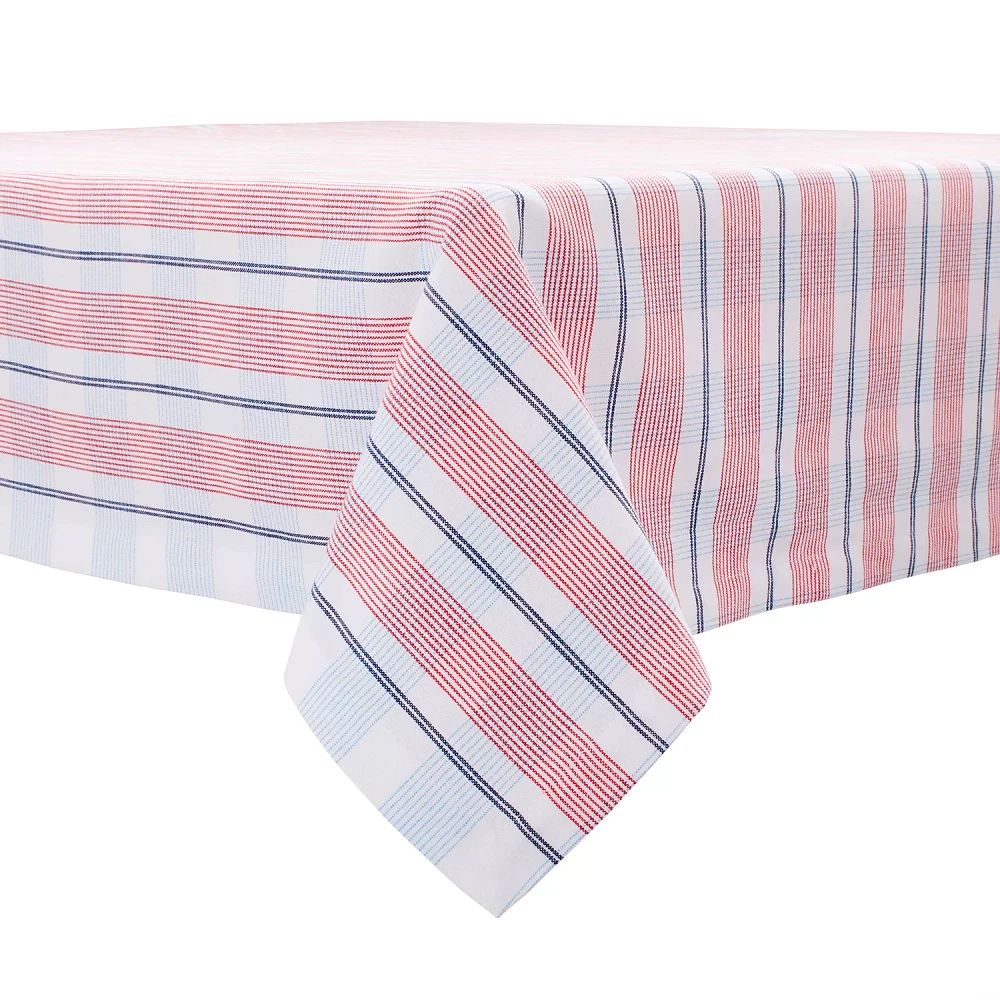 Sur La Table Open Plaid Tablecloth, 70" x 120"