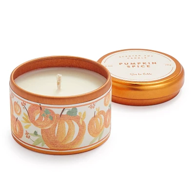 Sur La Table Tin Pumpkin Spice Soy Candle, 2.5 oz.