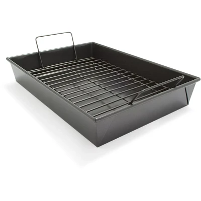 Chicago Metallic Roasting Pan With Rack, 13" x 9½"