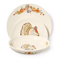 Sur La Table Turkey 12-Piece Dinnerware Set