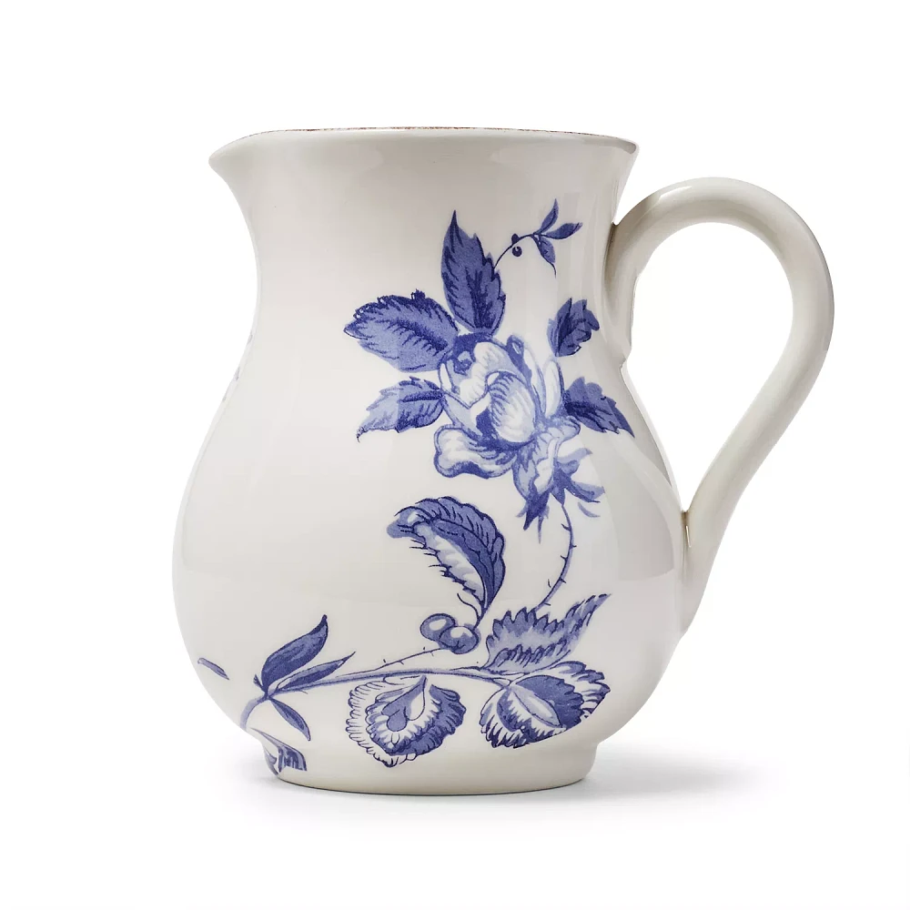 Sur La Table Italian Blue Floral Pitcher