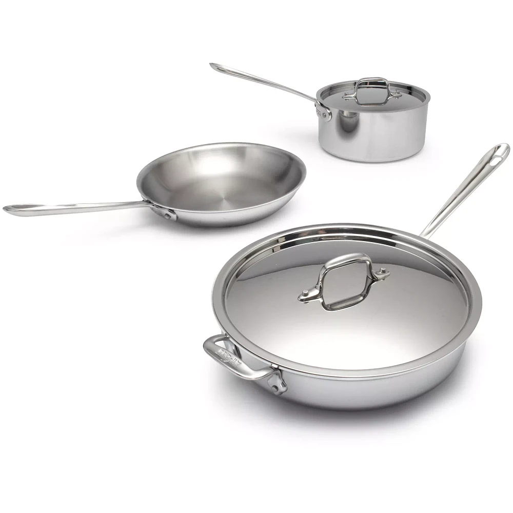 All-Clad D3 Stainless Steel 5-Piece Set