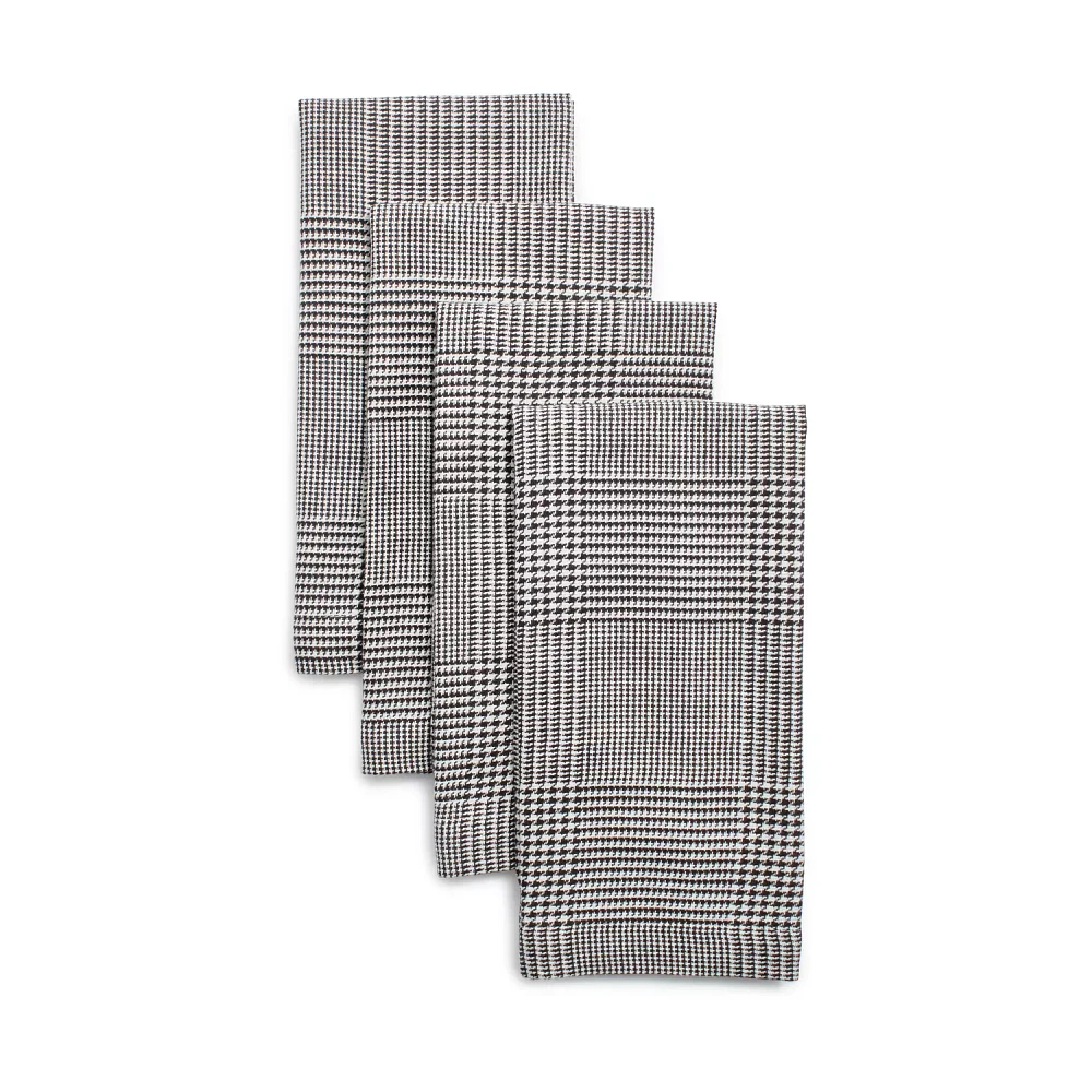 Sur La Table Houndstooth Napkins, Set of 4