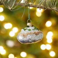 Sur La Table Baked Potato Glass Ornament