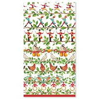 12 Days of Christmas Paper Guest Napkins, Set of 15