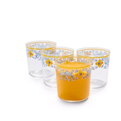 Sur La Table Mercado Outdoor Double Old-Fashioned Glasses, Set of 4