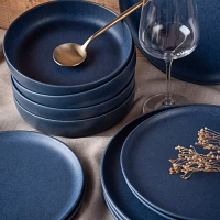 Stone Lain Stoneware Macchio 12-Piece Dinnerware Set