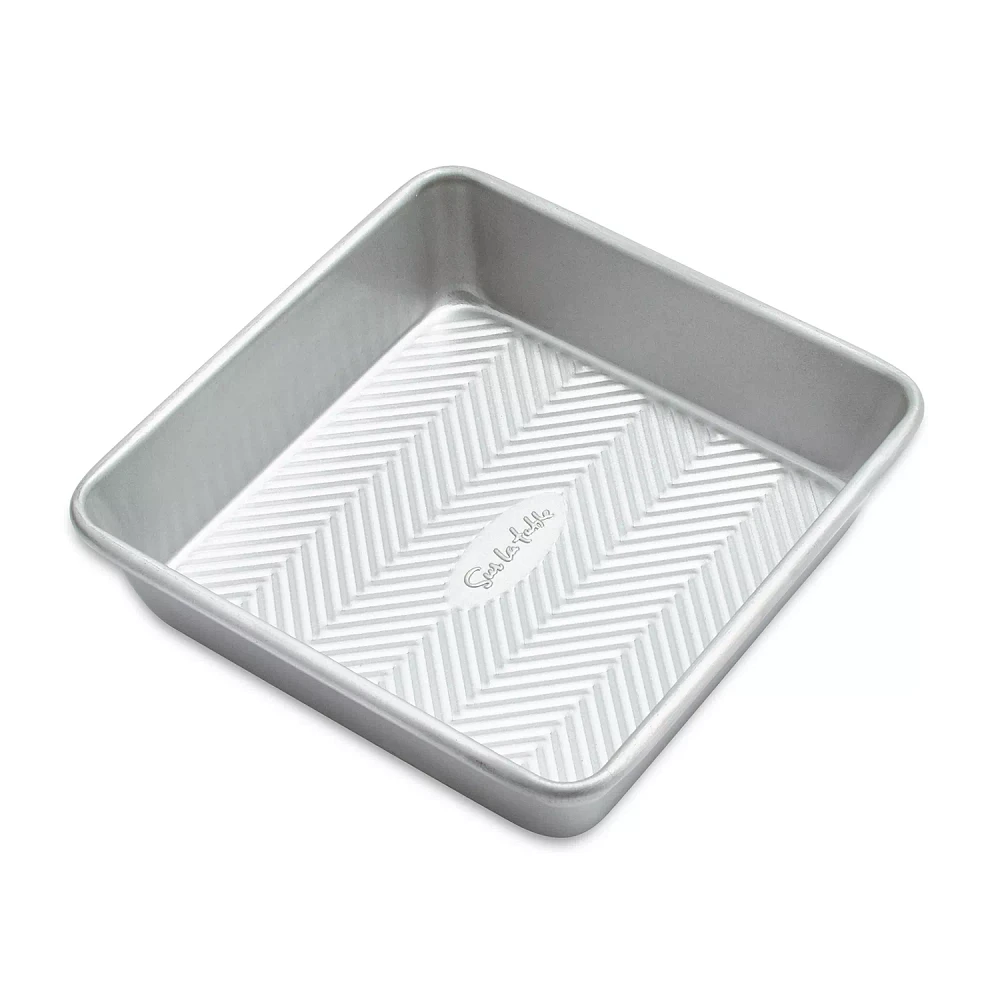 Sur La Table Silver Classic Square Cake Pan, 8" x 8"