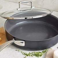 Sur La Table Classic Hard Anodized Ceramic Nonstick Sauté Pan, 5 Qt.