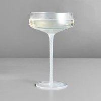 Sur La Table Twist Stem Coupe Glass