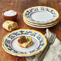 Sur La Table Nova Deruta Appetizer Plates, Set of 4