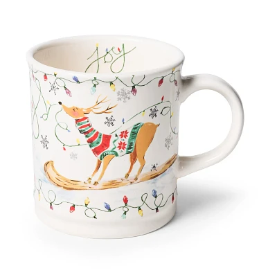 Sur La Table Reindeer Mug 17.6oz