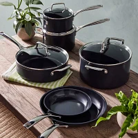 Le Creuset Essential Ceramic Nonstick -Piece Cookware Set