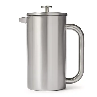 Sur La Table Double-Wall Stainless Steel French Press