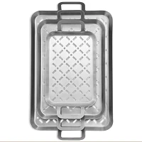 Sur La Table Stainless Steel Grill Grids, Set of 3