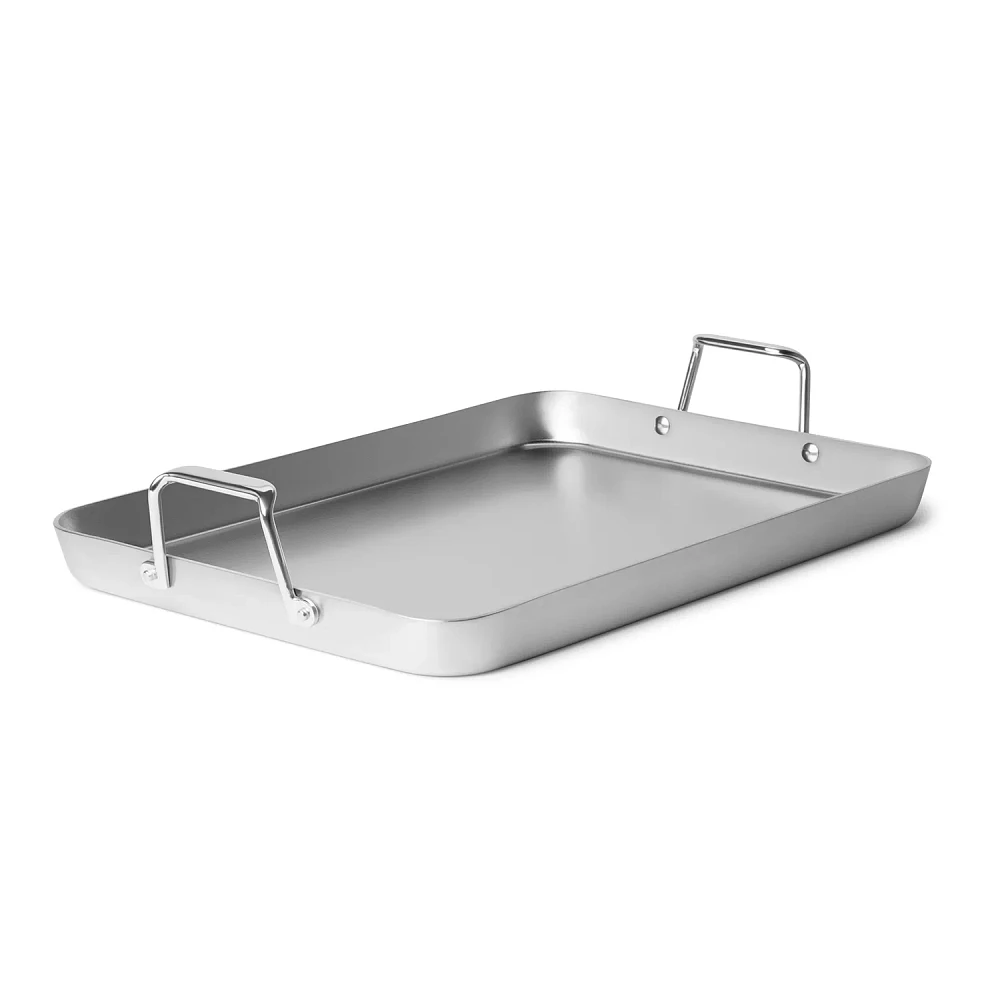 Misen Stainless Steel Roasting Pan, 18"x13"