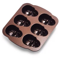 Nordic Ware Skull Pan, 6 Cavity